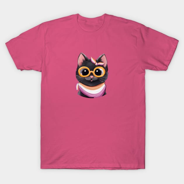 Cute Lesbian Shirt, Lesbian Cat Shirt, Lesbian Flag Shirt, Subtle Lesbian Shit, Lesbian Pride Shirt, Lesbian Flag Colors, Femme Lesbian Shirt, Lesbian Cat Mom, Lesbian Cat Lover, Lesbian Pet Mom, Queer Girls Tee, Queer Cat, Cute Queer Shirt, T-Shirt by GraviTeeGraphics